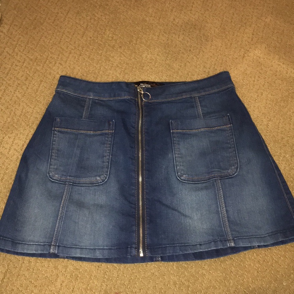 Hollister denim skirt